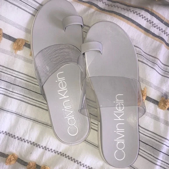 Calvin Klein Shoes Size Calvin Klein Slide In Sandals Light